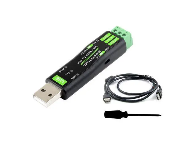 Main image of USB to RS232/485 Serial Converter, Onboard Original FT232RNL Chip, Supports Mac, Linux, Android, Win11/10/8.1/8/7, etc. Multiple Devices Applicable, Multiple Protection, Safe and Stable