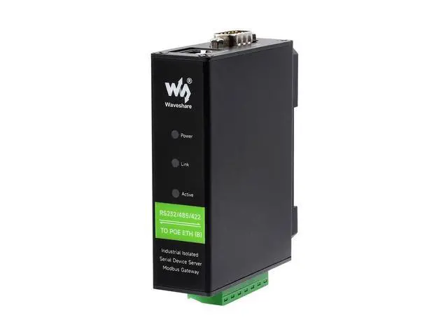Main image of RS232/485/422 to RJ45 ETH Module Serial Server Modbus Gateway MQTT Gateway TCP/IP to Serial, with PoE Function, Bi-Directional Transparent Data Transmission Between RS232/485/422 and Ethernet