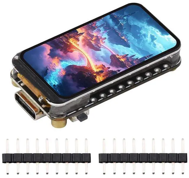 Main image of ESP32-C3 Development Board Onboard 1.47inch LCD 172×320 Resolution 262K Color Display, 6-Axis IMU,TF Card Slot, etc. RISC-V 32-bit Single-core Processor, Supports 2.4GHz Wi-Fi and BLE 5