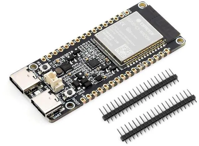 Main image of ESP32-C5-WIFI6-Devkit Development Board, Adopts ESP32-C5-WROOM-1 Module, Supports 5GHz 2.4GHz Dual-Band Wi-Fi 6 / BLE 5 / Zigbee 3.0 / Thread, 32MB Flash, 8MB PSRAM, with Built-in Antenna
