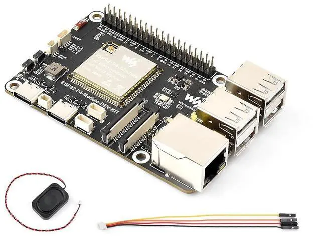 Main image of ESP32-P4-Module-Dev-Kit Based on ESP32-P4 and ESP32-C6, Supports Wi-Fi 6 and Bluetooth 5, with MIPI-CSI/DSI, Ethernet, PoE Module Header, USB 2.0 OTG, SDIO 3.0 TF Card Slot, Microphone, etc.