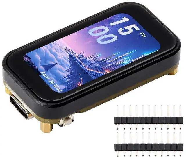 Main image of ESP32-C6 1.47inch LCD Touch Screen Development Board, Onboard 172×320 Pixels 262K Color Display, 6-Axis IMU, TF Card Slot, etc. Supports 2.4GHz WiFi 6 and BLE 5, up to 160MHz RISC-V Processor