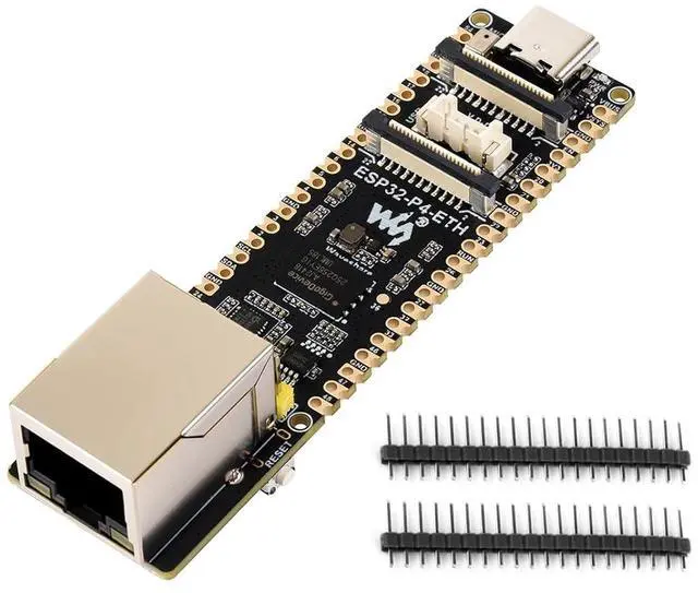 Main image of ESP32-P4-ETH Development Board Adopts ESP32-P4 Module, Onboard 32MB Nor Flash, with 100M RJ45 Ethernet Port, MIPI-CSI/DSI, USB 2.0 OTG, SDIO 3.0 TF Card Slot, Microphone, Speaker Header, etc.