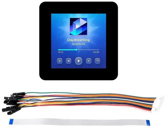 Main image of 1.54inch LCD Touch Display Module, 240×240 262K Color IPS Display, SPI and I2C Communication Interfaces, Supports Raspberry Pi/ESP32-S3/Arduino/STM32 Controller Boards, 3.3V/5V Power Input
