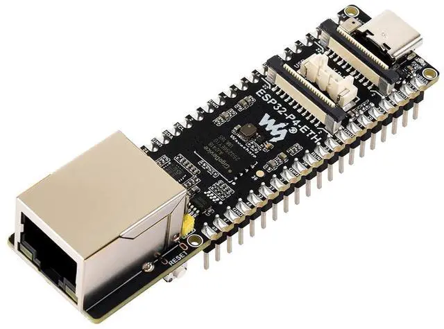 Main image of ESP32-P4-ETH Dev Board Adopts ESP32-P4 Module, Onboard 32MB Nor Flash, with 100M RJ45 Ethernet Port, MIPI-CSI/DSI, USB 2.0 OTG, SDIO 3.0 TF Card Slot, Microphone, etc., with Pin Header