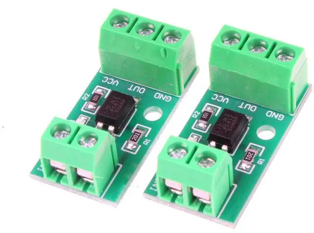 Main image of NOYITO 1-Channel PC817 Optocoupler Isolation Module Optoelectronic Isolator Signal Isolation and Anti-Interference 3-5V 12V 24V (Pack of 2) (3-5V)