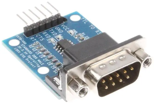 Main image of NOYITO TTL to RS232 Module Male Female Mutual Conversion Module Serial Level Conversion to SP232 TTL Serial Port Communicates with RS232 Level Device 15KV ESD Protect (Male)