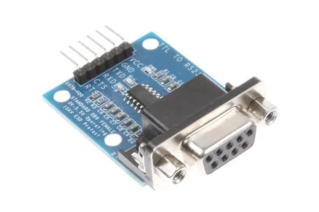 Main image of NOYITO TTL to RS232 Module Male Female Mutual Conversion Module Serial Level Conversion to SP232 TTL Serial Port Communicates with RS232 Level Device 15KV ESD Protect (Female)