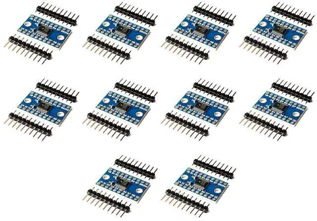Main image of NOYITO TXS0108E High Speed Full Duplex 8 Channel Level Conversion Module 3. 3V 5V 8-Bit 8 CH Logic Level Bi-Directional Converter Module (Pack of 10)