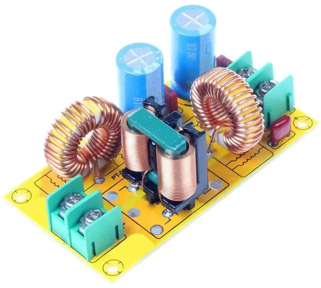 Main image of NOYITO DC LC Filter DC EMI Power Filter 0 to 50V 2A 4A 10A 20A Filtering Board (10A)