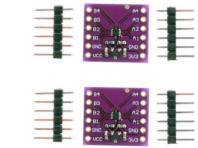 Main image of NOYITO TXB0104 4-Bit Bidirectional Voltage-Level Translator with Automatic Direction Sensing and 15-kV ESD Protection (Pack of 2)