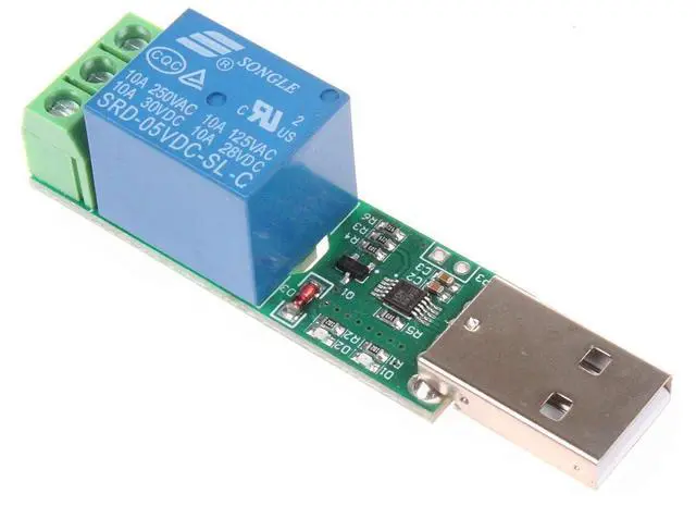 Main image of NOYITO HID Drive-Free USB Computer Control Switch Relay Module USB Smart Switch Control Plug and Play (1-Channel USB)