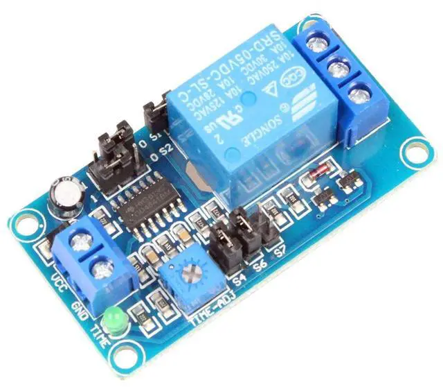 Main image of NOYITO Cycle Time Delay Switch Relay Module Delay Circuit Module 0.1-3700 Seconds Time Adjustable Suitable for Automation Equipment Control PLC Control (5V)