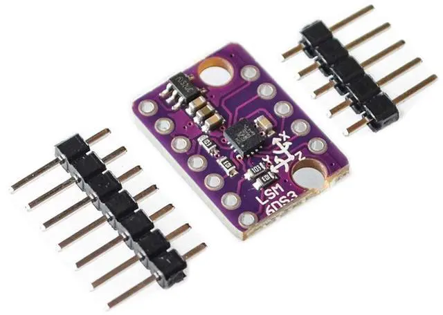 Main image of NOYITO LSM6DS3 3 Accelerometer 3 Gyroscope Sensor 6 Degrees of Freedom Breakout Board Tilt Angle Module 1.71 to 5V Embedded Temperature Sensor SPI IIC Serial Interface