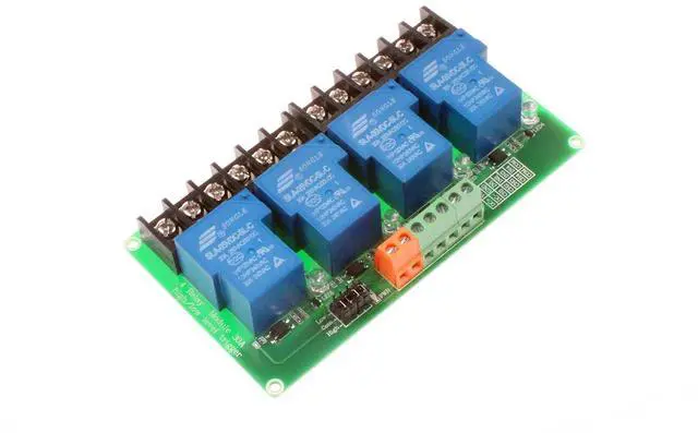 Main image of NOYITO 30A 4 Channel Relay Module High Low Level Trigger with Optocoupler Isolation Load DC 30V AC 250V 30A for PLC Automation Equipment Control, Industrial Control (4-Channel 5V)