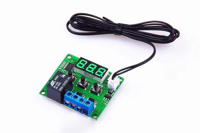 Main image of NOYITO Digital Temperature Controller Module -58 to +257 Temperature Control Switch NTC Waterproof Sensor Probe - Green LED Display Suitable for kinds of temperature control system (12V)
