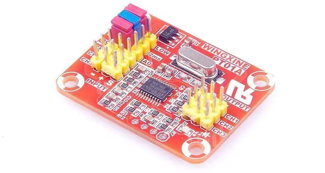 Main image of NOYITO Multifunction Signal Converter Module Servo Signal to Voltage and PWM Signal, Pulse Signal To Analog Voltage PWM Converter For Servo Test Signal Calibration