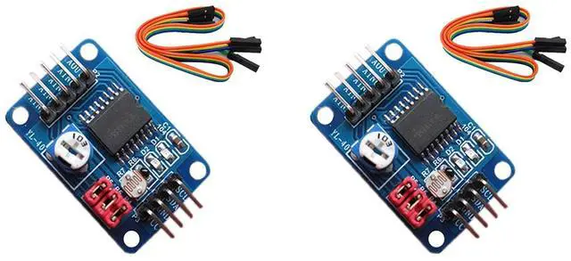 Main image of NOYITO PCF8591 Module AD DA Converter Module Analog to Digital Digital to Analog Converter Module (Pack of 2)