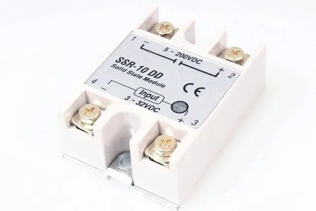 Main image of NOYITO SSR-10DD 10A Single Phase Contactless Mute Solid State Relay DC Control DC Input Control Voltage DC3-32V Control Load Voltage DC 5-200V