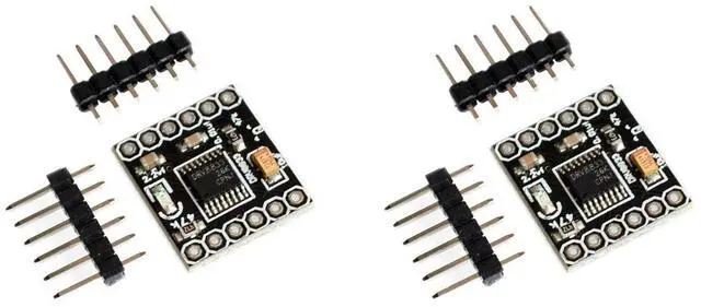 Main image of NOYITO DRV8833 1.5A 2-Channel DC Motor Drive Board Ultra Small Volume Motor Drive Module Input Voltage 3 to 10V (Pack of 2)