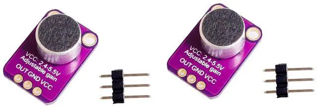 Main image of NOYITO MAX4466 Electret Microphone Amplifier Adjustable Gain (Pack of 2)