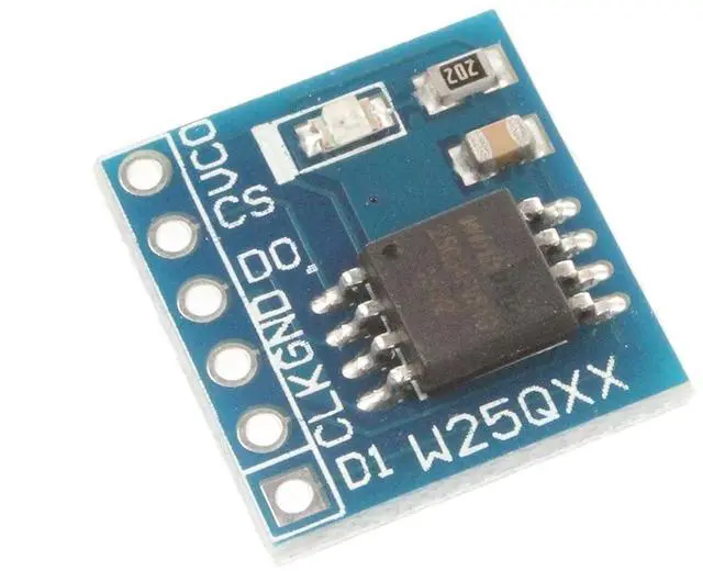 Main image of NOYITO W25Q64 64Mbit 8MByte Flash Memory Module DataFlash SPI Interface Blue