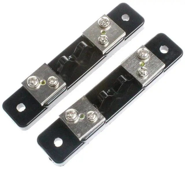 Main image of NOYITO 20 Amps 75mV Metal Shunt Resistor External Shunt for Current Ammeter Analog Panel Meter (Pack of 2)