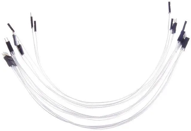 Main image of Motherboard Extension Cable Set Silver Plating Cord Gold-Plated Plug Six Kinds POWE LED HDD LED Power SW Reset SW HD Audio Front USB Extension Cable Length 11 inches Compatible with PC