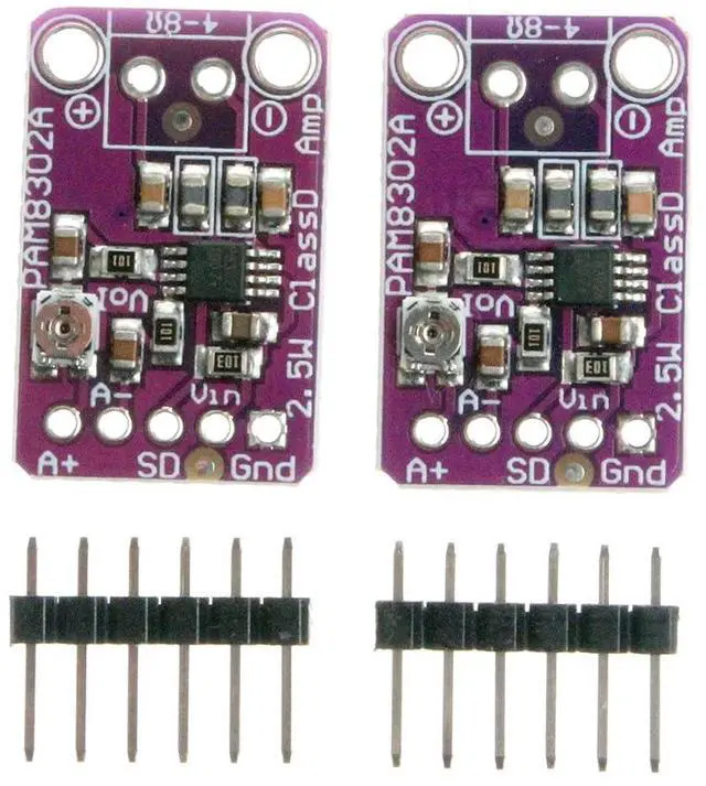 Main image of NOYITO PAM8302 2.5W Single Channel Class D Audio Power Amplifier Amp Development Board (Pack of 2)