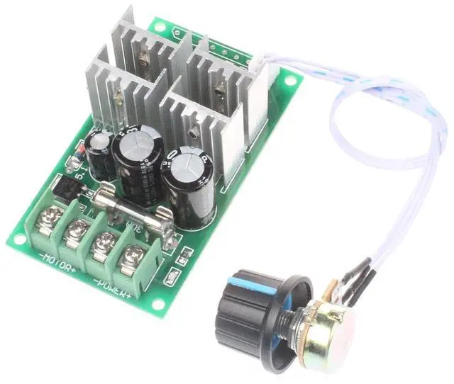 Main image of NOYITO DC Two-wire Motor Speed Controller Brush Motor Controller 20A DC 6V-60V 12V 24V 36V 48V 30A Max Brush DC Motor Controller - Support MCU 0-5V
