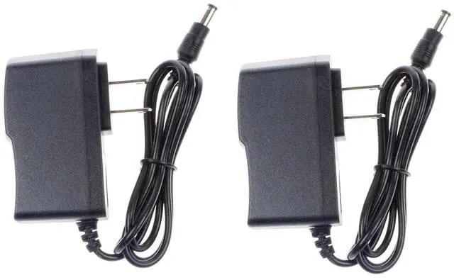 Main image of NOYITO AC to DC 5V 1A 1000mA Adapter Charger Converter Power Supply DC Port 5.5x2.5mm & 2.1mm Output Wire Length 4.9ft (Pack of 2)