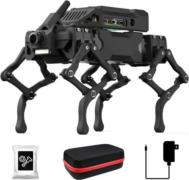Main image of WAVEGO Pro 12-DOF Bionic Dog-Like Robot, Open Source for Raspberry Pi and ESP32, Supports ESP-Now Host-Sub Control Mode, Bulit in Pi5-4GB Assembled @(PI5 WAVEGO Pro KIT)
