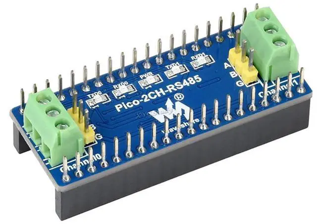 Main image of 2-Channel RS485 Module for Raspberry Pi Pico Incorporates RS485 Transceiver SP3485 Using UART Bus UART to RS485 @(Pico-2CH-RS485)