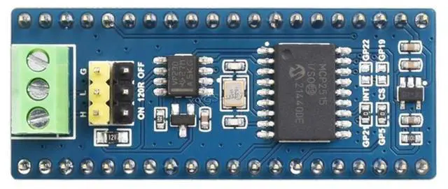 Main image of CAN Bus Module (B) Enabling Reliable Long Range Communication for Raspberry Pi Pico with Other Devices via SPI @(Pico-CAN-B)