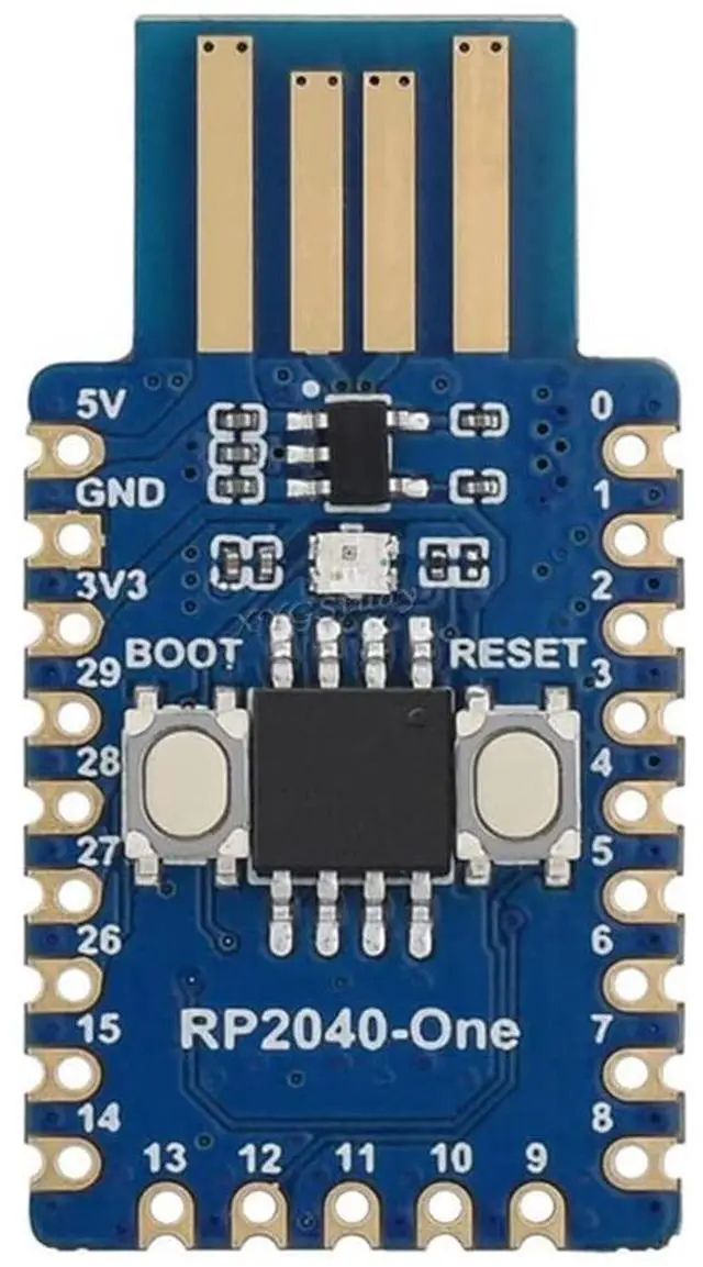Main image of RP2040-One, 4MB Flash MCU Board Based On for Raspberry Pi RP2040 Microcontroller Chip with Dual-core Arm Cortex M0+ Processor @