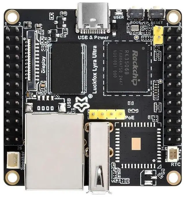 Main image of Luckfox Lyra Ultra RK3506B Linux Micro Development Board, Integrates Triple-core ARM Cortex-A7 and ARM Cortex-M0 Processors, Onboard 8GB eMMC @(Luckfox Lyra Ultra)