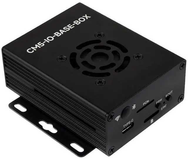 Main image of Mini Base Board (A) / Mini-Computer Designed for Raspberry Pi Compute Module 5 (NOT Included), with Cooling Fan @(CM5-IO-BASE-BOX-A)