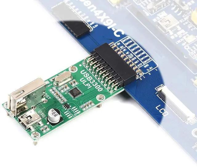 Main image of USB3300 USB HS Board Host OTG High-Speed Phy Device for ULPI Interface, MIC2075-1BM Onboard Evaluation Development Module Kit @