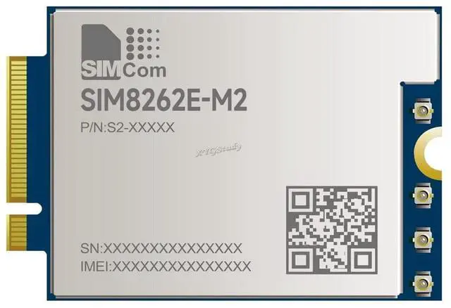 Main image of Original 5G SIM8262E-M2 SIMCom Module with Qualcomm Snapdragon X62, M.2 Form Factor @(SIM8262E-M2)
