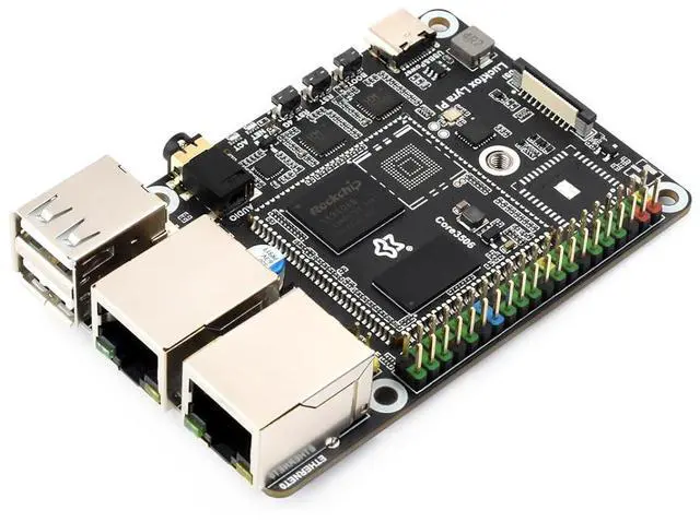 Main image of Luckfox Lyra Pi Linux Micro Development Board Based On Luckfox Core3506 Core Board, Integrates Triple-core ARM Cortex-A7 and ARM Cortex-M0 Processors @(Lyra Pi B)