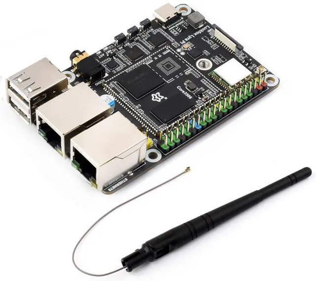 Main image of Luckfox Lyra Pi Linux Micro Development Board Based On Luckfox Core3506 Core Board, Integrates Triple-core ARM Cortex-A7 and ARM Cortex-M0 Processors, with Wireless @(Lyra Pi B W)