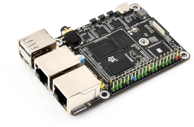 Main image of Luckfox Lyra Pi Linux Micro Development Board Based On Luckfox Core3506 Core Board, Integrates Triple-core ARM Cortex-A7 and ARM Cortex-M0 Processors, with 8GB eMMC @(Lyra Pi A)