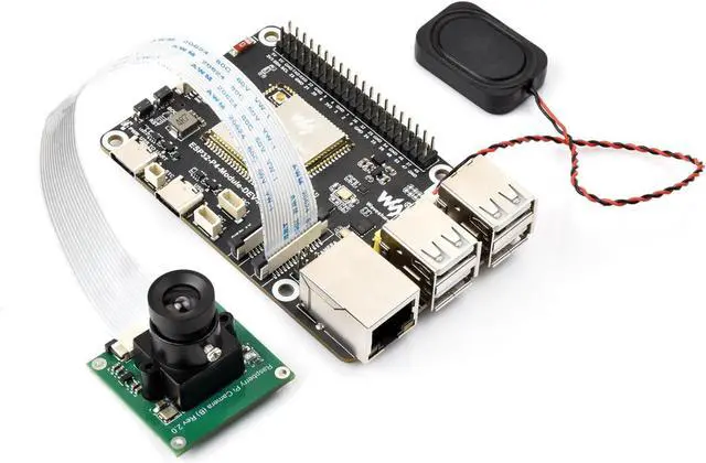 Main image of ESP32-P4-Module High-Performance Development Board, Based On ESP32-P4 and ESP32-C6, Supports Wi-Fi 6 and Bluetooth 5/BLE, with Camera and Speaker @(ESP32-P4-Module-DEV-KIT-A)