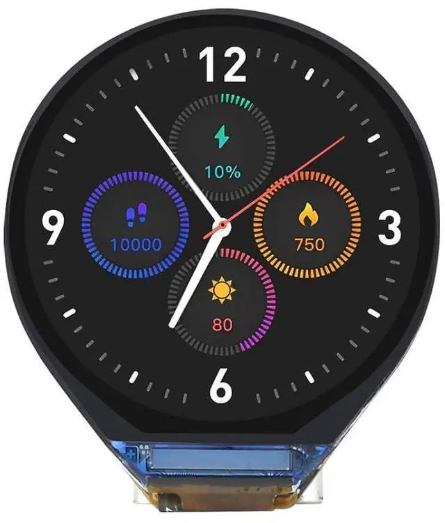 Main image of 0.71inch Round Display Development Board, Based on ESP32-C3 Single-core Processor, SPI Interface Display, 160×160 Resolution @(ESP32-C3-LCD-0.71)