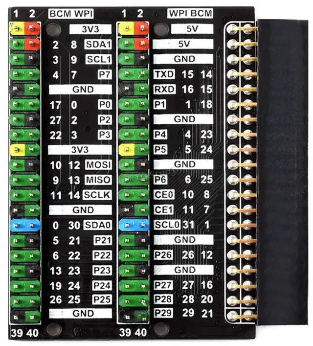 Main image of for Raspberry Pi 400 GPIO Expansion Header Adapter, 2X 40PIN Header @(PI400-GPIO-ADAPTER-B)