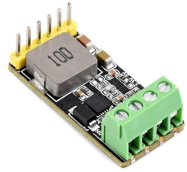 Main image of DC-DC Buck Mini Module, Compact Size and Easy to Integrate, Configurable 3.3V Or 5V Buck Voltage Regulation Output, Immersion Gold Process, with Header and Terminal @(DC5-36-TO-DC3V3-5-M)