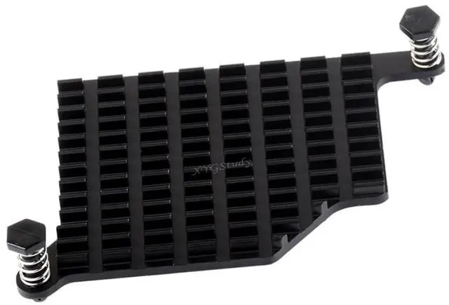 Main image of Aluminum Heatsink for Raspberry Pi 5, with Thermal Pads and Spring-Loaded Push Pins @(Pi 5 Pi5-Active-Cooler-C)