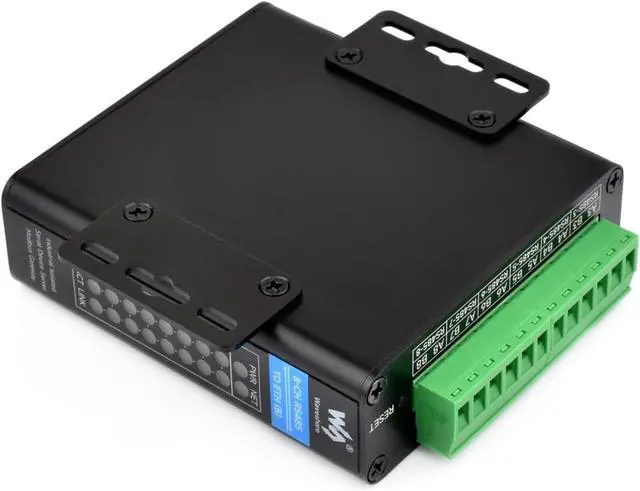 Main image of 8-Ch RS485 to RJ45 Ethernet Serial Server, 8 Channels RS485 Independent Operation, Rail-Mount Industrial Isolated Serial Module, Bi-Directional Transmission @(8-CH RS485 to ETH (B))