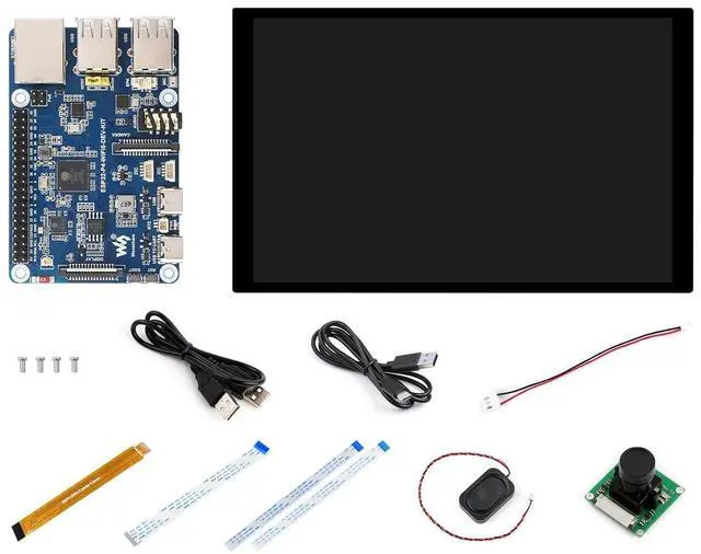 Main image of ESP32-P4-WIFI6-DEV-KIT High-Performance Development Board, Based On ESP32-P4 and ESP32-C6, Supports Wi-Fi 6 and Bluetooth 5 / BLE 5, with 10.1inch DSI LCD @(ESP32-P4-WIFI6-DEV-KIT-C)