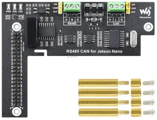 Main image of for Jetson Nano Digital Isolation RS485 CAN Expansion Board Built-in Protection Circuit SPI Interface Onboard Transceiver SP3485 @